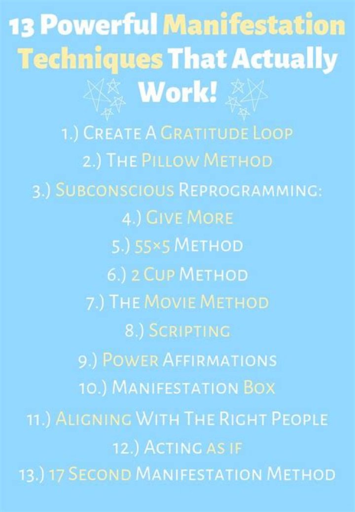 8 Powerful Manifestation Methods That Work