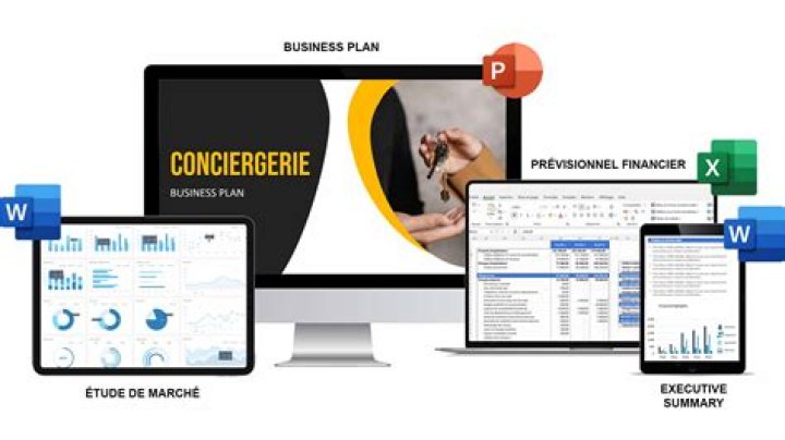 Business plan conciergerie : modèle Excel – 100% gratuit