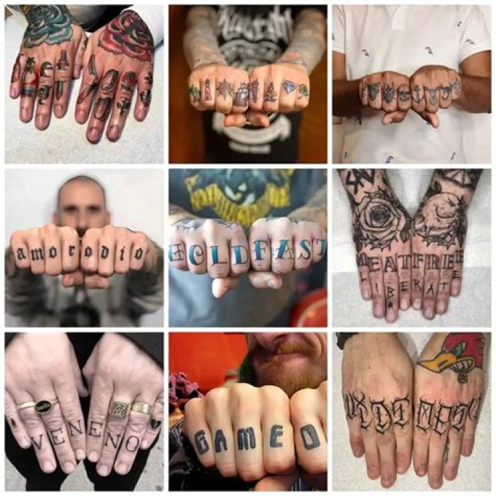 Knuckle Tattoo Ideas | Designs for Knuckle Tattoos