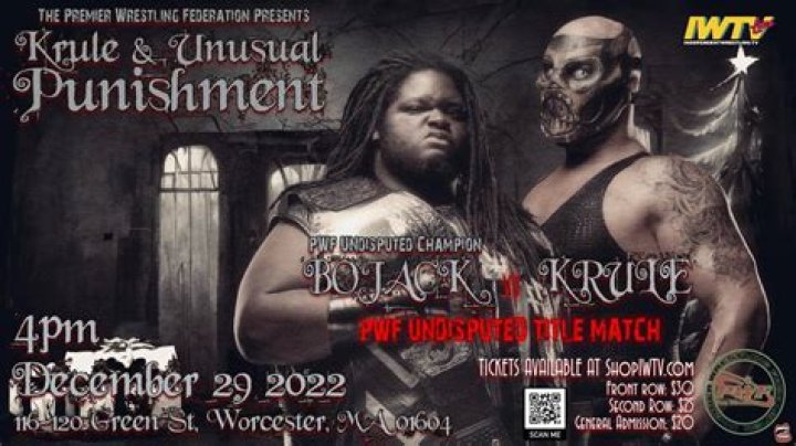 	Premier Wrestling Federation “Krule and Unusual Punishment” results: Vetter’s review of Bojack vs. Krule for the PWF Title, Colby Corino vs. Jaden Newman for the PWF Crystal Coast Oceanic and NWA Jr. Hvt. titles	