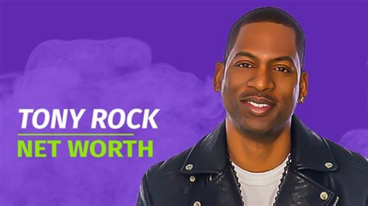 Tony Rock Net Worth & Achievements